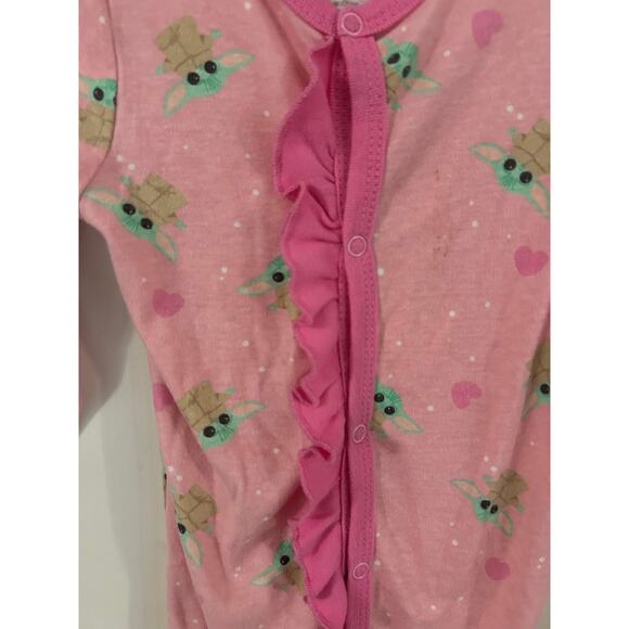 Star Wars 18 Month Footed Pajamas Girls Set of 2 - Picture 6 of 10